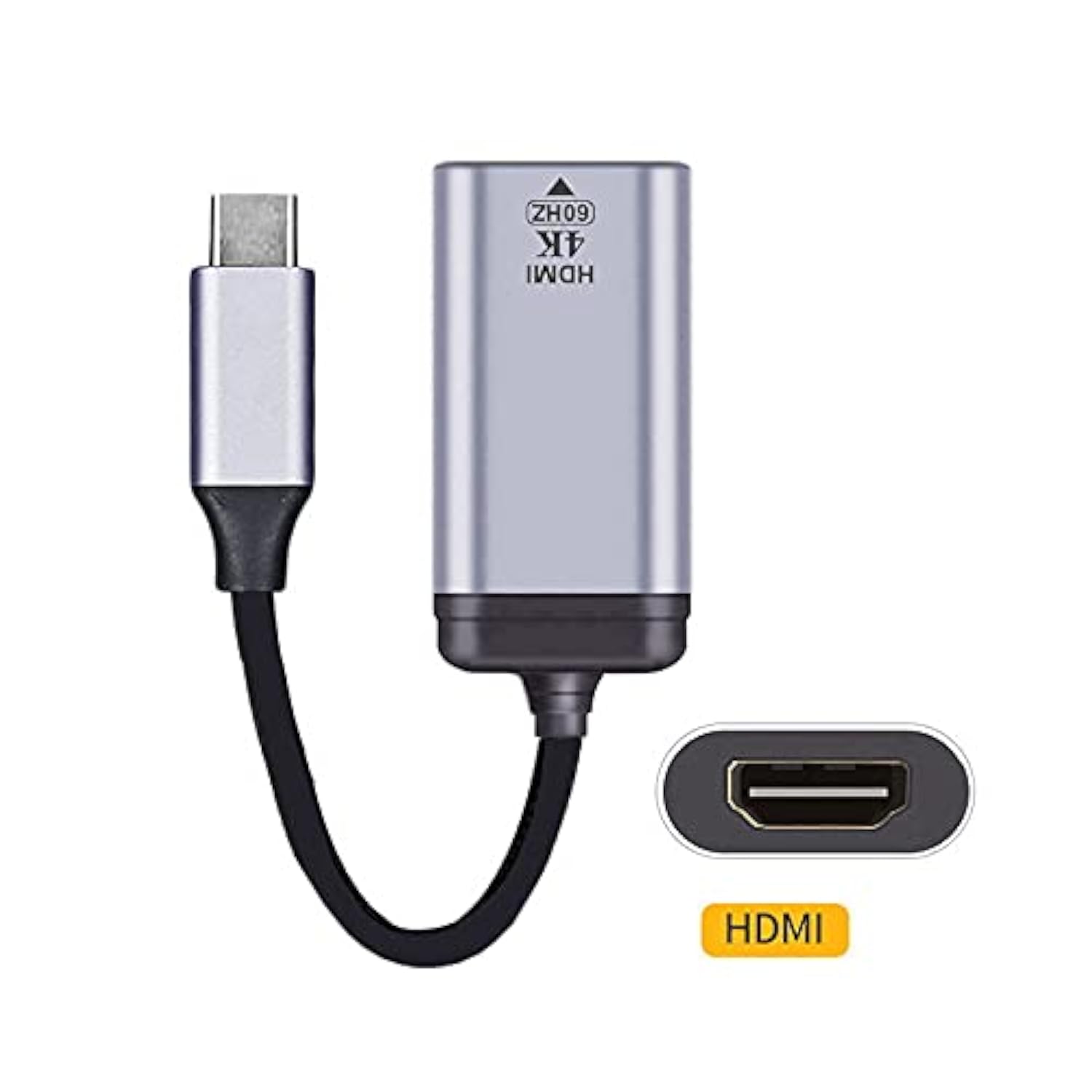xiwai USB-C Type C to HDMI Cable HDTV Adapter 4K 60hz 1080p for Tablet & Phone