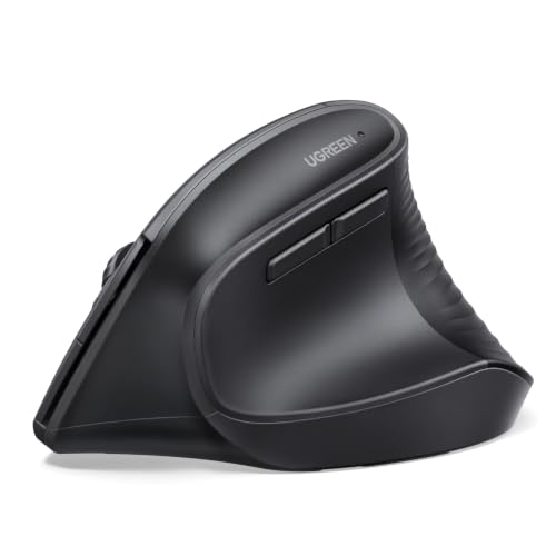 Ergonomic Mouse, Wireless Bluetooth Vertical Mouse, Dual-Mode (Bt 5.4 & Usb 2.4G), Quiet Clicks, 4 Adjustable Dpi (1000/1600/2000/4000), Compatible With Windows/Mac/Linux/Android/Chromeos