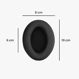 kwmobile Ear Pads Compatible with Bose A20 Aviation Headset Earpads - 2X Replacement for Headphones - Black