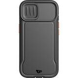Evo Max Impact Protection Case for iPhone 15 and iPhone 17e - MagSafe Compatible with Lanyards Included - Black