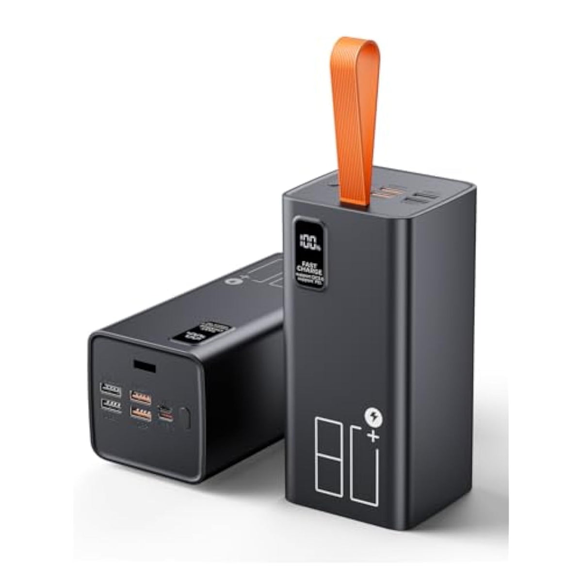 Power Bank 80000Mah Portable Charger High Capacity, 30W Fast Charging Battery Pack Pd&Qc 3.0, Usb-C 5 Outputs 2 Inputs & Led Display Powerbank Compatible With Iphone,Samsung For Camping Travel Outdoor