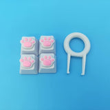 4 Pack Custom Oem R4 Keycaps Pbt Mechanical Keyboard Keycaps Cute Cat Paw Key