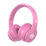Kids Headphones Bluetooth 5.3 60H Play Time Wireless Kids Volume Limited 85 /110Db Over Ear Foldable Protection Headset With Mic Aux 3.5Mm For Boys Girls Child School Pad Tablet Pink