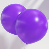 Purple Balloons 18 Inch 12 Pcs Lavender Balloons Matte Purple Latex Balloon For Birthday Valentine Wedding Engagement Halloween Party Decorations