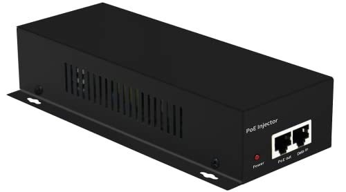 90W Gigabit Poe++ Injector Adapter, High Power Poe Injector Single Gigabit Port Power Over Ethernet Poe Plus, 802.3Af/At/Bt - Up To 100 Meters (325 Feet)