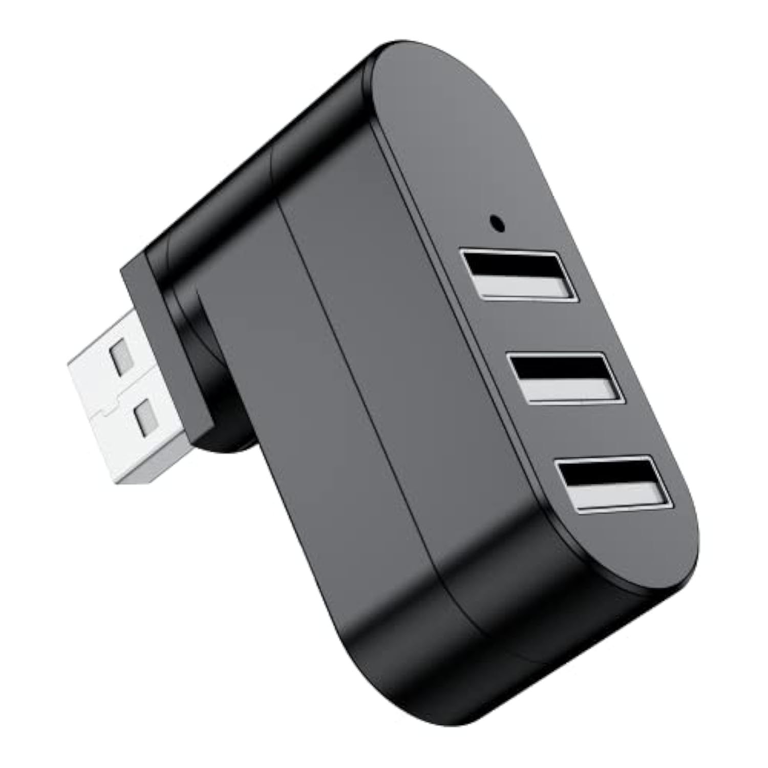 Usb Port Splitter, 3 Port Usb 2.0 Expander Splitter [90°/180° Degree Rotatable