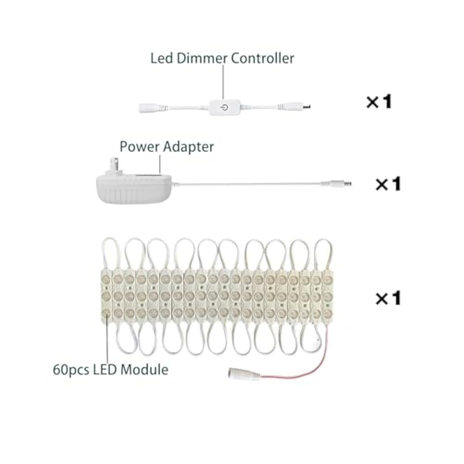 Led Module, Inflatable Toy Replacement Lights, White 20 Pack, 9.8Ft, 2835 Smd, Led Ip65 Waterproof Christmas Inflatable