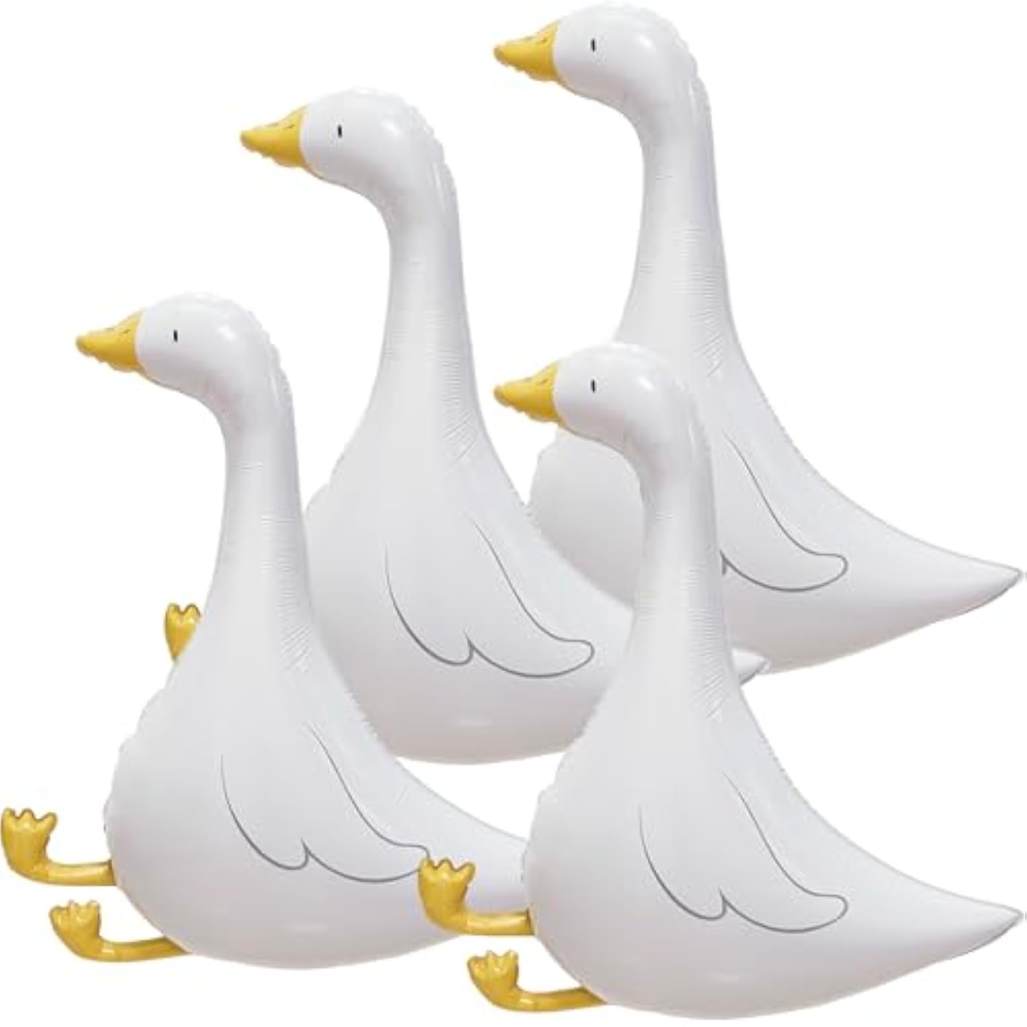 32 Inch Goose Balloons Funny Silly Goose Party Décor For Baby Shower One Silly Goose Birthday Decorations 4 Pack