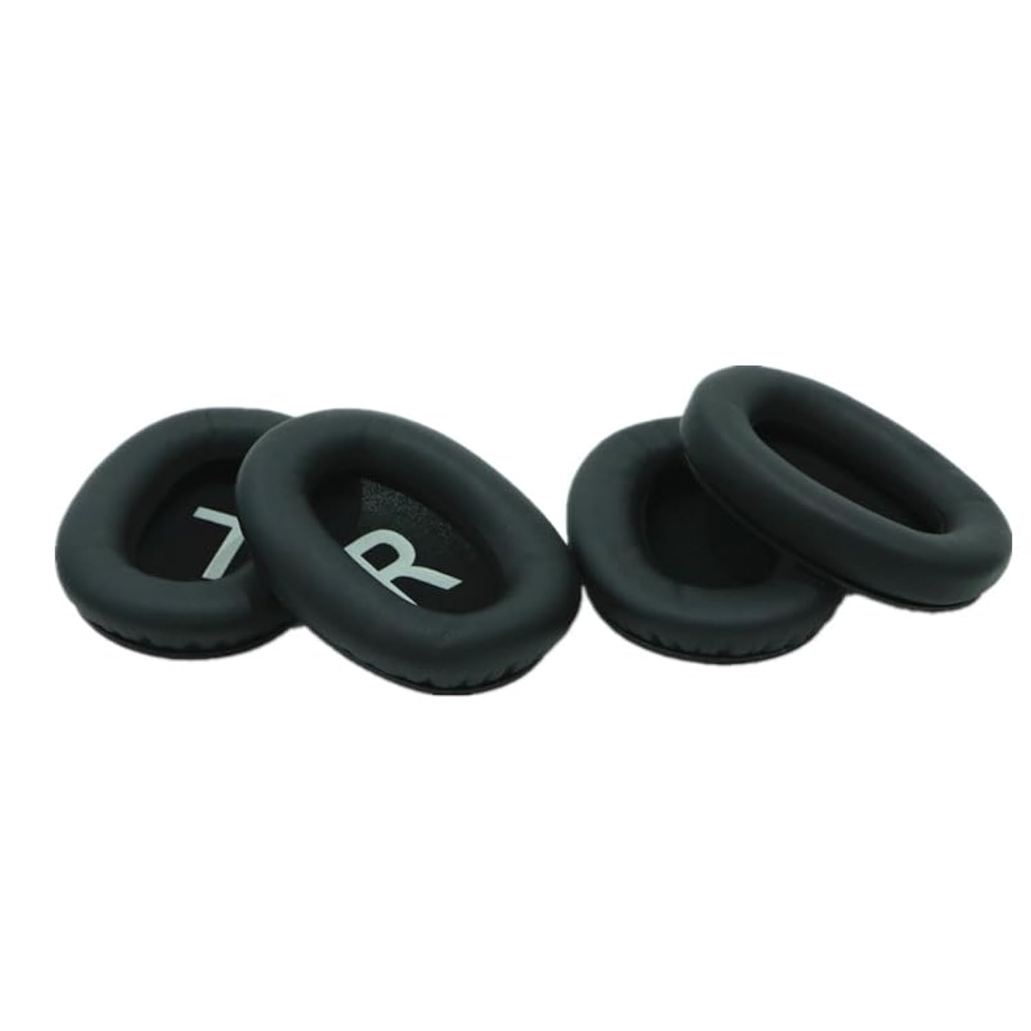 1 Pair Of Protein Pu Leather Ear Cushions, Ear Pads For Headphones, For Mpow H12 With Lr Sign, Easy To Distinguish Left And Right Position, Precise Fit, Black