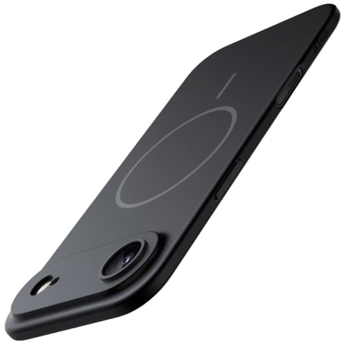 Magnetic Slim Case For Iphone Air, Compatible With Magsafe, Ultra-Thin Lightweight Minimalist Phone Cover With Matte Finish And Full Camera Lens Protection, 6.5-Inch Display (Black)