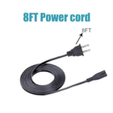 8Ft Power Cord Replacement For Epson Printer Model Xp-310 Xp-410 Xp-440 Xp-830 Xp-640 Et-2720 Et-3750 Et-4500 Stylus Nx420 Nx430 Nx625 Cx7400 Cx7450 Printer Ac Cable