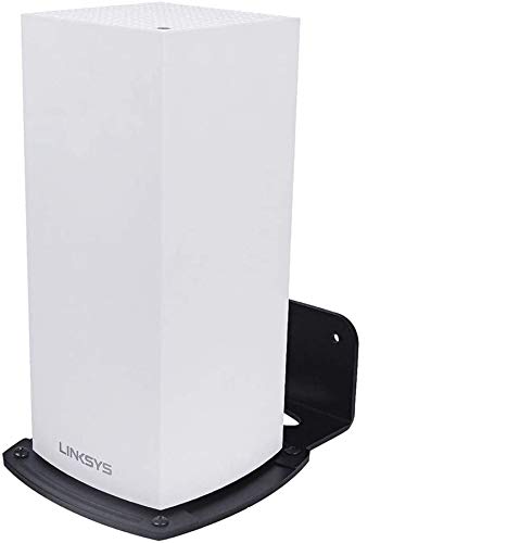 Linksys Velop Wifi 6 Mesh Router Wall Mount Bracket Wall Mount Stand Holder,Wifi Accessories For Linksys Velop Home Mesh With Easy Installation And Space Saving (1-Pack)