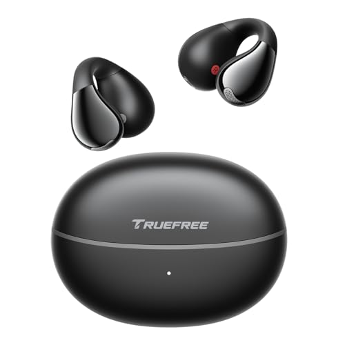 B1 Open-Ear Wireless Earbuds, Bluetooth 5.4 Headphones With Spatial Audio, Ultra-Light Clip-On Fit, 25H Battery, Fast Charging, Multipoint Connection, App Customization, Workouts, Commute