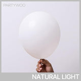 Matte White Balloon Arch Kit: 140 pc Mixed Size Party Decor