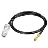 Rp-Sma Male To N Male Rg58 Low Loss Cable 3Ft + Sma Male To Rp-Sma Female Adapter + N Female To N Female Adapter For Wifi 4G Lte Lora Antenna