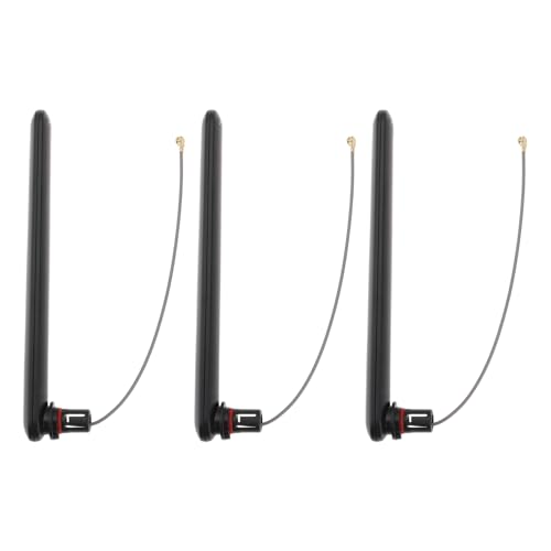 3X Mini Dual Band Wifi Ipex/U.Fl Quick Connect Antenna 2.4Ghz/5.8Ghz 3Dbi, Compatible With Raspberry Pi