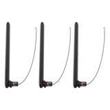 3X Mini Dual Band Wifi Ipex/U.Fl Quick Connect Antenna 2.4Ghz/5.8Ghz 3Dbi, Compatible With Raspberry Pi