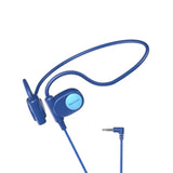 Kid Headphones For School, Air Conduction Open Ear Headphones, 3.5Mm Jack Wired Cord, Ultra-Comfort, Ergonomic And Lightweight Design Perfect For School And Outdoor Activities-Blue