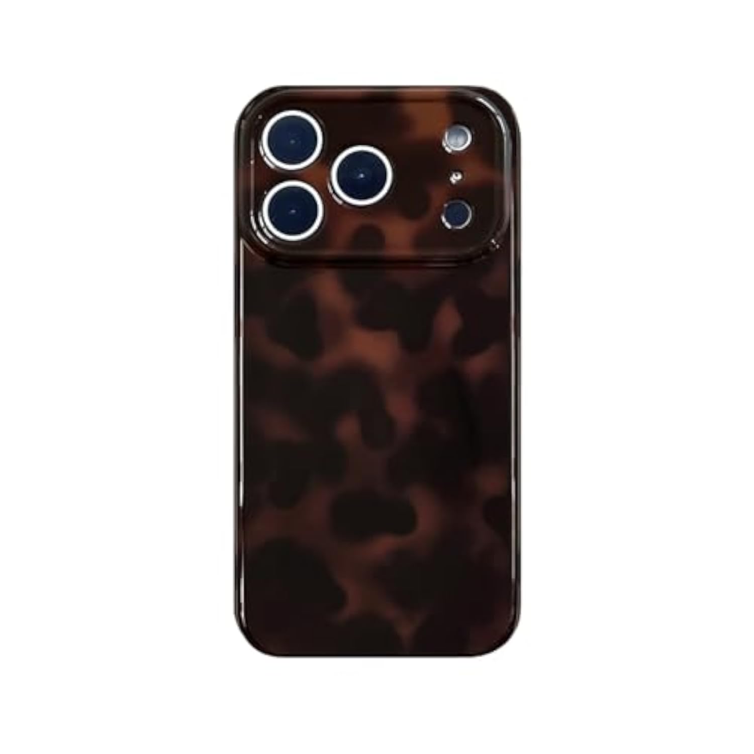 Tortoise Shell Phone Case for iPhone 17 Pro Brown - Slim Fit Shockproof Protective Cover