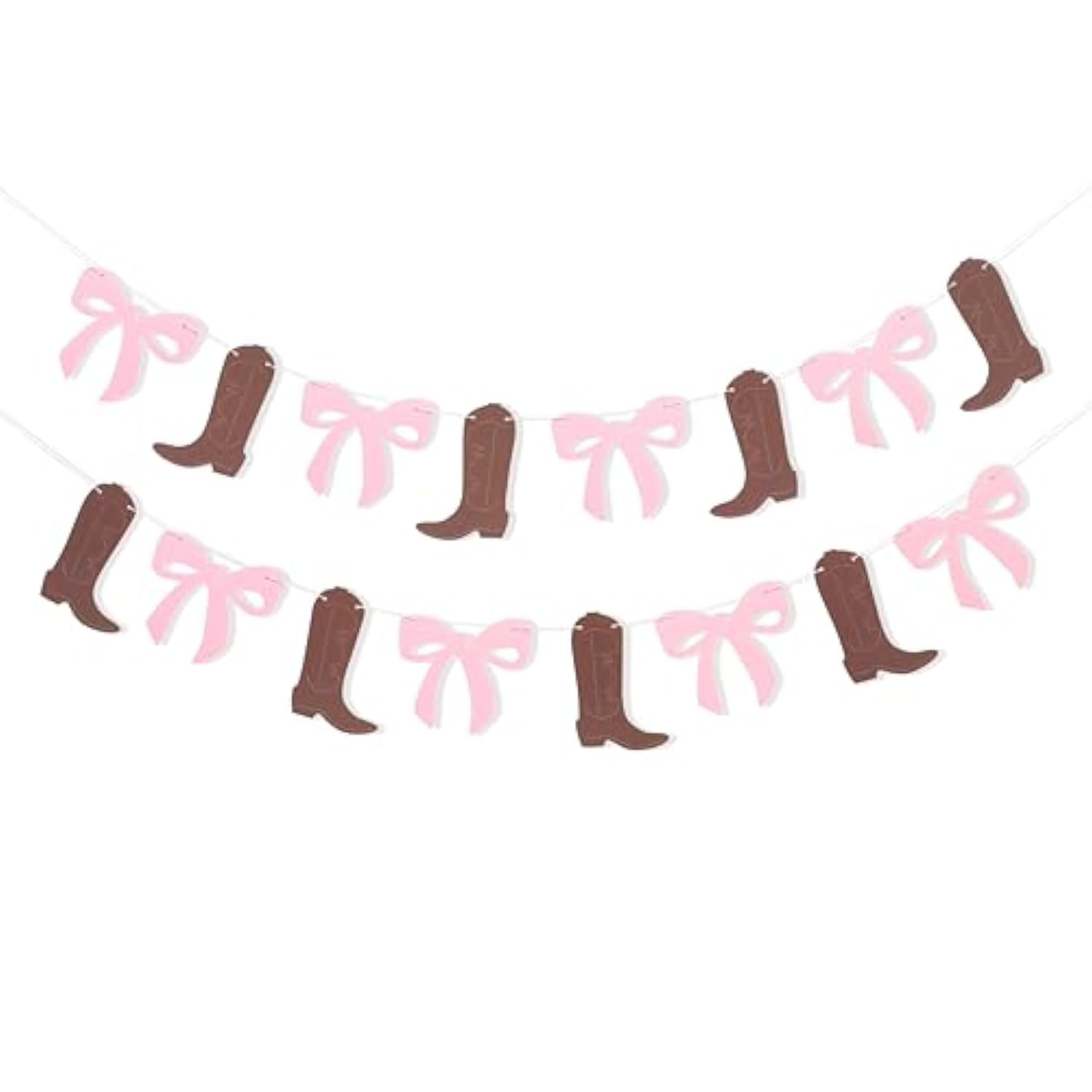 Boot Or Bows Gender Reveal Banner - Boots Or Bows Party Decorations,Cowgirl Boots 1St Birthday,Cowgirl Gender Reveal Decorations,Cake Smash Backdrop Banner