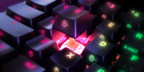 K5 Compact Gaming Keyboard Rgb Wired Us Layout (Black)