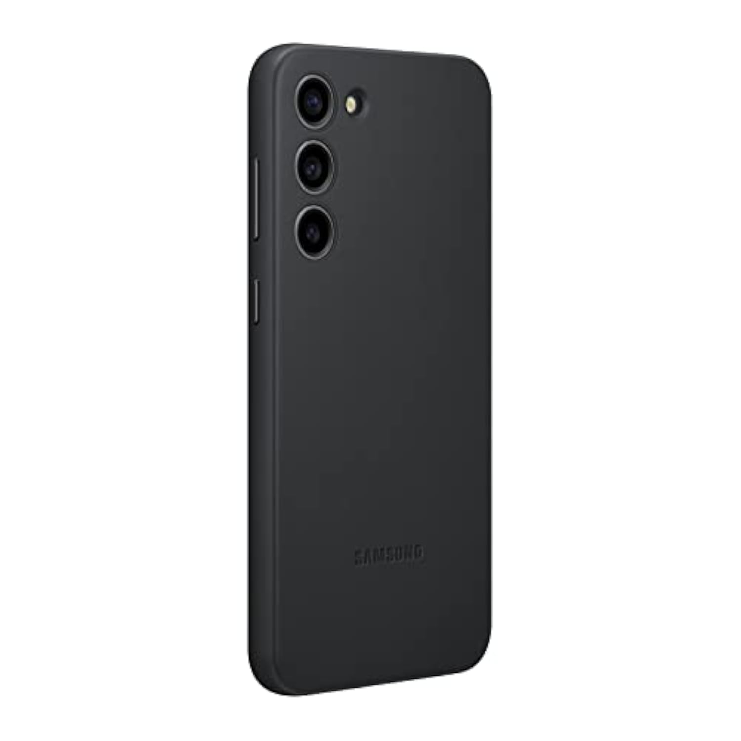 SAMSUNG Galaxy S23+ Plus Leather Phone Case, Premium Protective Cover w/ Front and Back Protection, Soft Grip, US Version, EF-VS916LBEGUS, Black