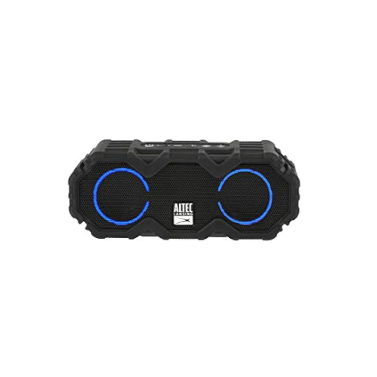 Altec Lansing LifeJacket Mini - Waterproof Bluetooth Speaker with Lights, Portable Wireless Speaker for Pool, Beach, Hiking, Sports, Camping, 16 Hour Playtime, Floats in Water
