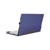 Laptop Cover For 16 Inch Samsung Galaxy Book3 Pro/Galaxy Book3 Pro 360/Galaxy Book 3 Ultra Case?Pu Leather Laptop Bag Protective Shell Accessories (Dark Blue)