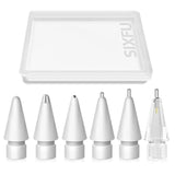 Replacement Pencil Tips For Apple Pencil, Multiple Durable Ipencil Tip Nibs Accessories For Ipad Pro/Apple Pencil Pro/Usb-C/ 1St Gen/ 2Nd Generation (6 Pcs)