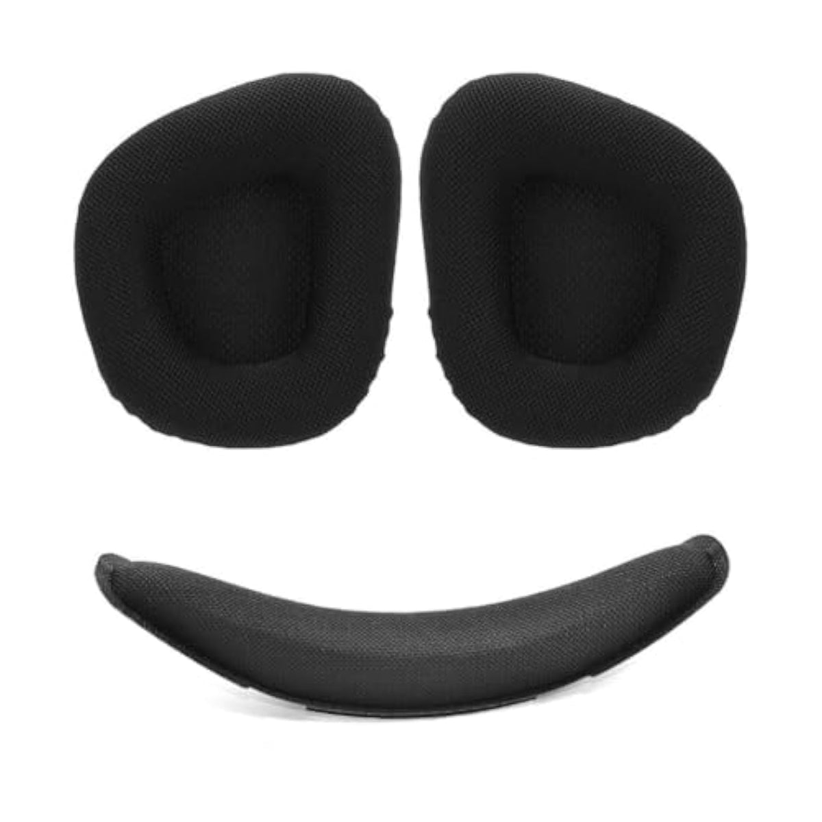 Void Earpads - Replacement Ear Pads Cover Cushions For Corsair Void Pro & Void Elite Gaming Headset, Ear Pads & Head Pad Set (Black Breathable Fabric)
