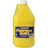 Constructive Playthings Gallon Tempera Paint, Drip-Free, Ready to Pour Yellow Paint with Rich, Creamy Consistency, Thick Formula, Classroom Art Supplies, Washable, Allergen-Free, All Ages