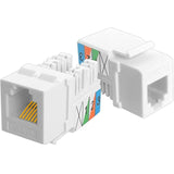 2Pack Cat3 Telephone Keystone Jack Phone Keystone Jack Punch Down Type 110 Idc