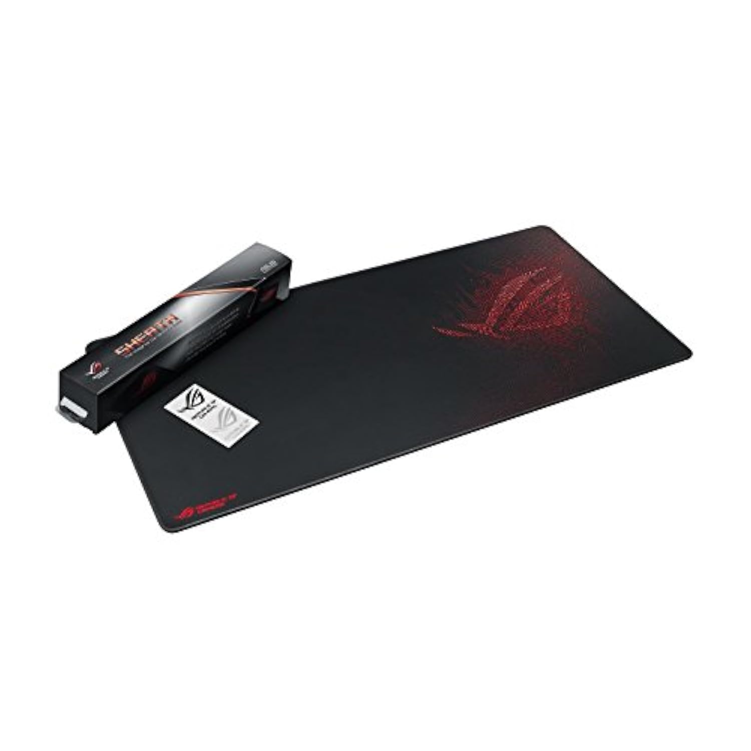 ASUS ROG Sheath BLK LTD Gaming Mouse Pad – 35.4” x 17.3", Extra-Large Surface, Black, Ultra-Smooth for Precise Mouse Control, Anti-Fray Stitched Edges, Non-Slip Base