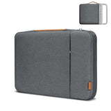 360° Protective Laptop Sleeve Bag For 15.6-16.1 Inch, Portable Bag For Hp Dell Asus Acer Gaming Notebook Computer With Hard Shell Case, Splash-Resistant Case With Accessory Pocket, Grey