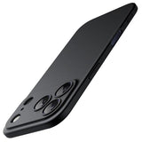 Slim Case For Iphone 17 Pro 6.3-Inch, Ultra-Thin Lightweight Minimalist Phone Cover With Camera Lens Protection, Matte Anti-Fingerprint Finish (Black)