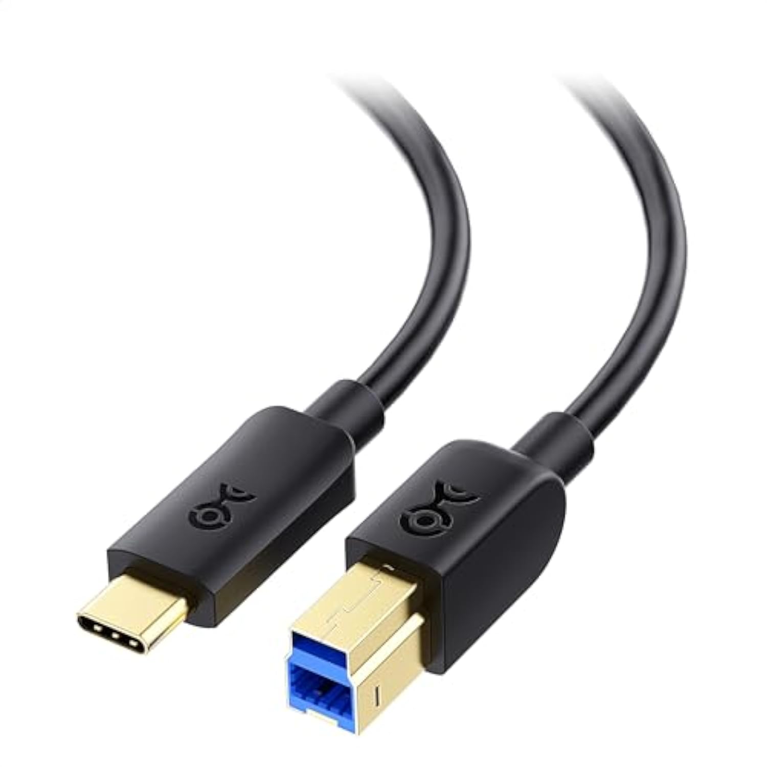 Cable Matters USB C to USB B 3.0 Cable - 3.3ft, USBB to USBC Cable with Type-B 3.0 Connector, Black