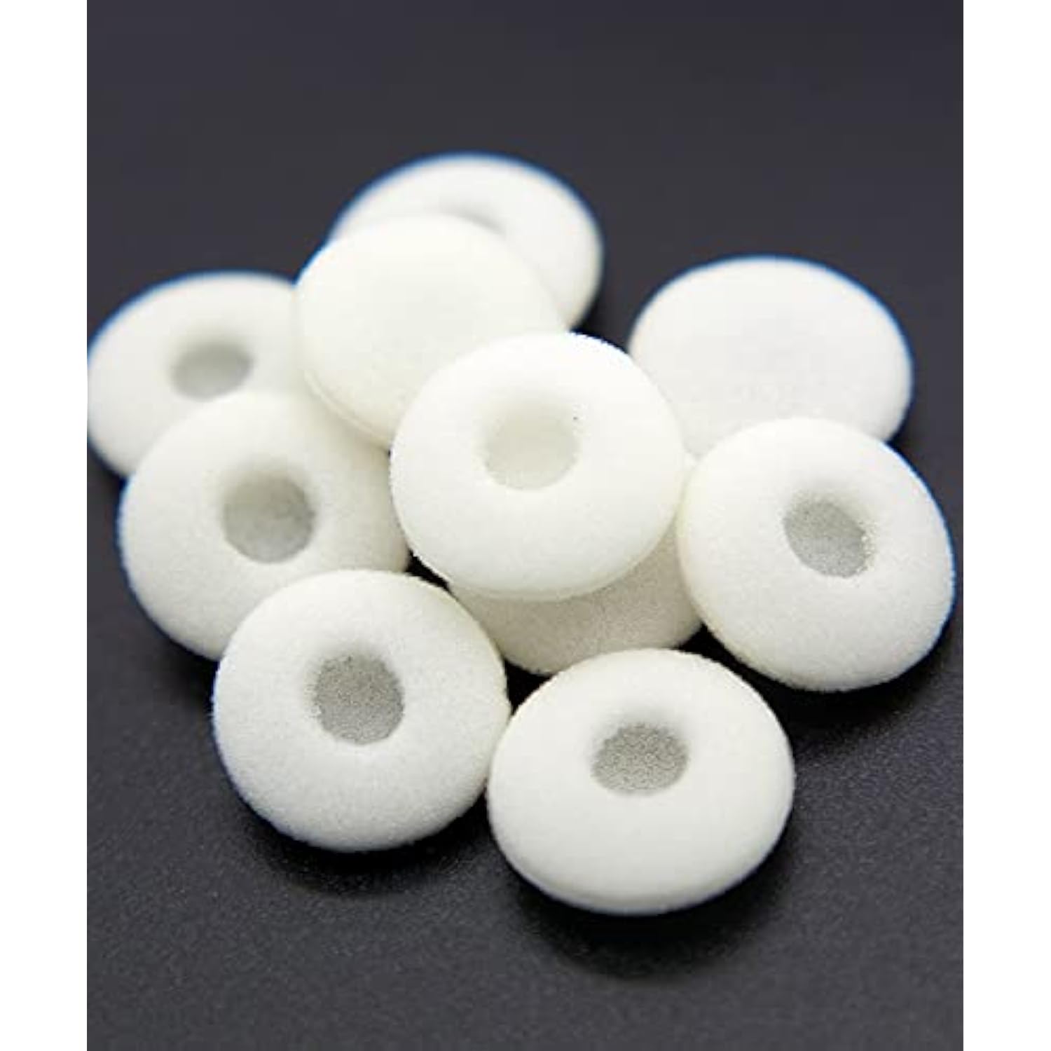 15 Pairs Soft Foam Earbuds Headphone Earpads Ear Bud Pad Cushion Replacement Sponge Covers Compatible With Airpods Ipod Iphone Itouch Ipad Headsets In Ear Earphones (White)