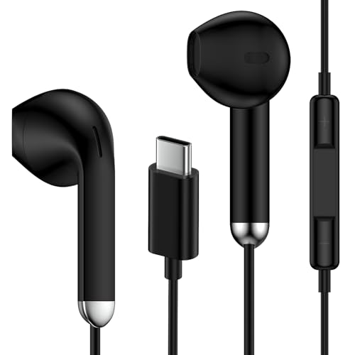 Earbuds Wired for Galaxy S26 S25 Ultra S24 S23 S22 S21 A17 A56 A36 A16 A55 A35 A15 A54 A14 A53 Z Flip/Fold 7 6 5 4,USB C Wired Headphones