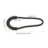 Zipper Pulls Extension Handle Cord, 10 Pack Finger Use Plastic U-Shape