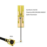 8Dbi 2.4Ghz 5.8Ghz Dual Band Wifi Antenna Ipex Internal Antenna Rg1.13 Cable For Mini Pcie Card