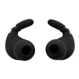 Sports Earbud Stabilizers Fins Wing Tips Ear Tips Adapters Compatible With Most In-Ear Earbuds, Anti-Slip Silicon Sport Eartips, Compatible With Sony Akg Galaxy S9 S10 Etc. 4 Pairs Black