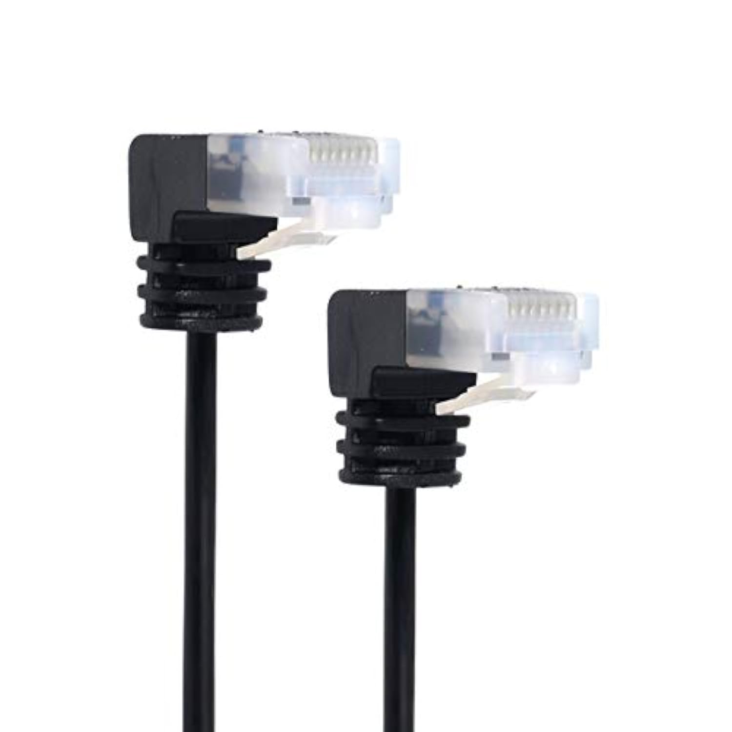 Xiwai Ultra Slim Cat6 Ethernet Cable RJ45 Down Angled 25cm UTP Network Cable P