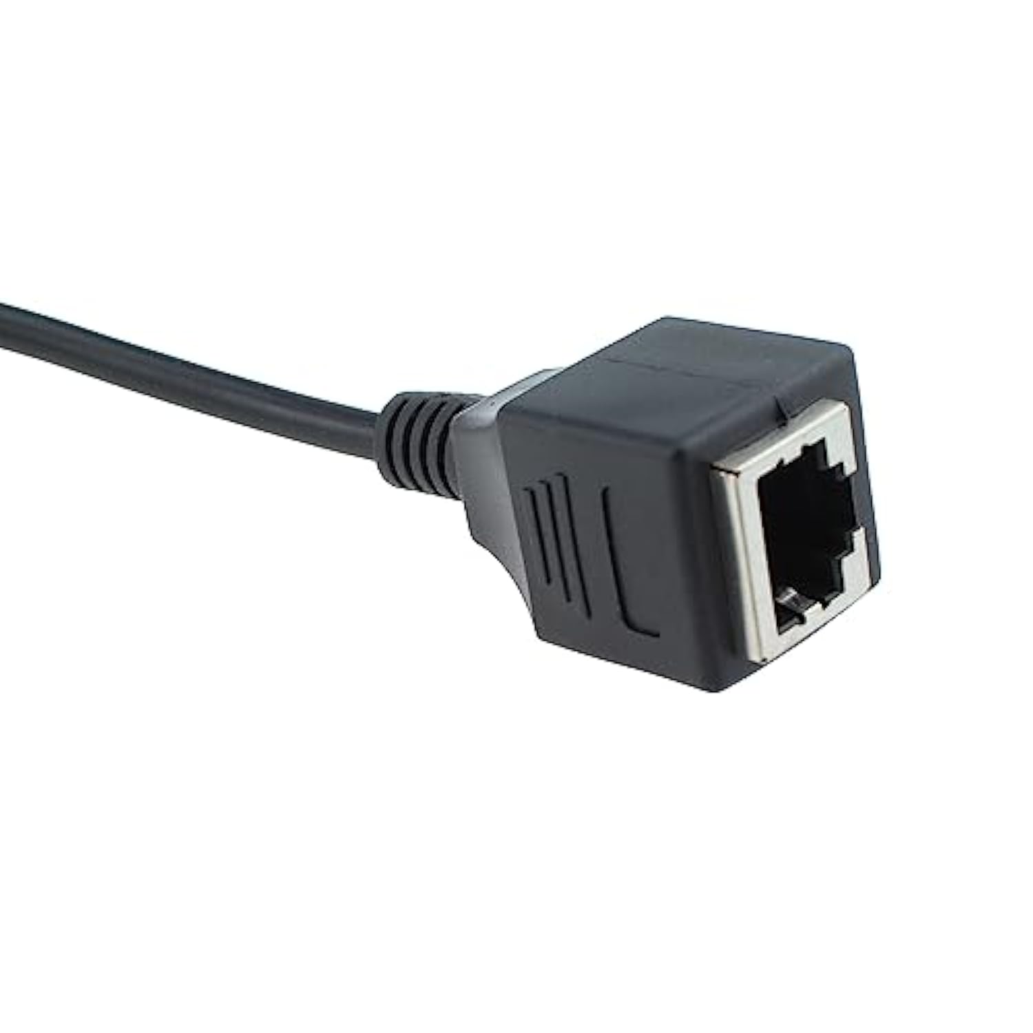 3Pcs 3.5Mm 1/8" Stereo Male Plug To Rj45 Female Extender Over Cat5/Cat6 Socket