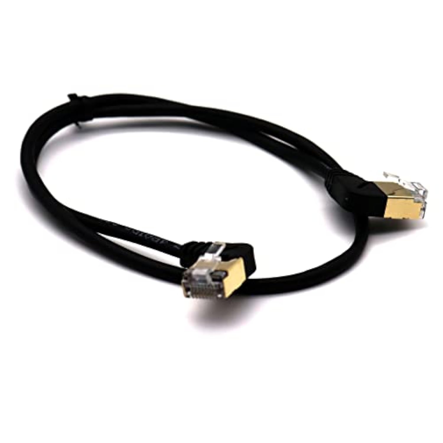 Cat8 Ethernet Network Cable - 1.64Ft Gold-Plated 2,000Mhz 40Gbps Cat8 Rj45 Eth