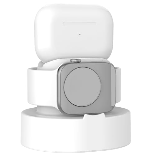 Stand for  Watch Charger - iWatch AirPod 2 in 1 Charging Stand Holder Dock Compatible with  Watch Series 10 9 8 SE2 7 6 SE 5 4 3 2 and