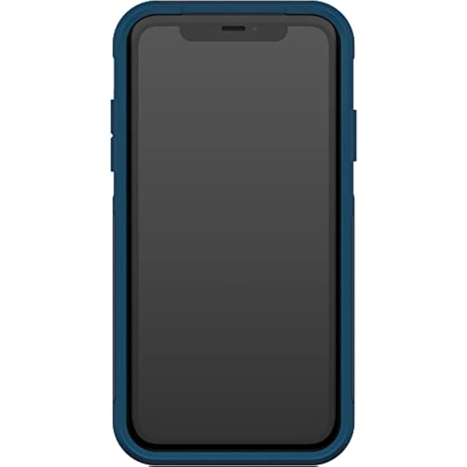 OtterBox Commuter Series Case for iPhone 11 (Only) - with Zagg Glass Elite+ Clear Screen Protector - Non-Retail Packaging - Bespoke Way (Blazer Blue/Stormy Seas Blue)