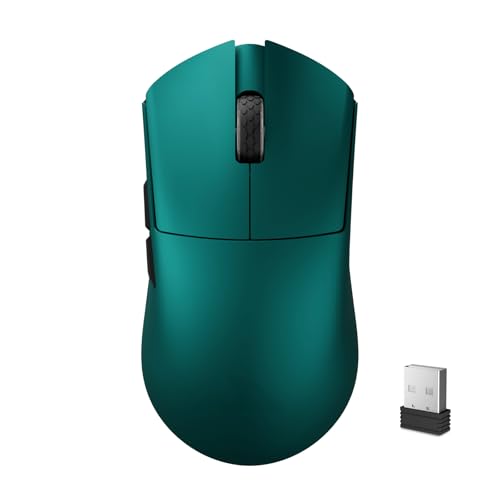 M3V2 8K Wireless Gaming Mouse,Tri-Mode 2.4G/Usb-C/Bluetooth Mouse Up To 26000Dpi,Paw3395 Optical Sensor Lightweight 58G,5 Programmable Button,Computer Mouse For Laptop,Pc,Windows,Mac(Green)