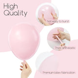 120Pcs Light Pink Balloon Arch Kit, 18 12 10 5 Inch Pastel Pink Latex Balloons Different Sizes Baby Pink Balloon Garland For Bridal Baby Shower Gender Reveal Birthday Party Decorations