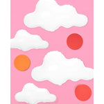 White Cloud Balloons - 4 Pc | Birthday Party Decorations, Cloud Nine Bachelorette Backdrop, Cute Baby Shower Decor, Preppy Bday Supplies, Fun Photo Booth