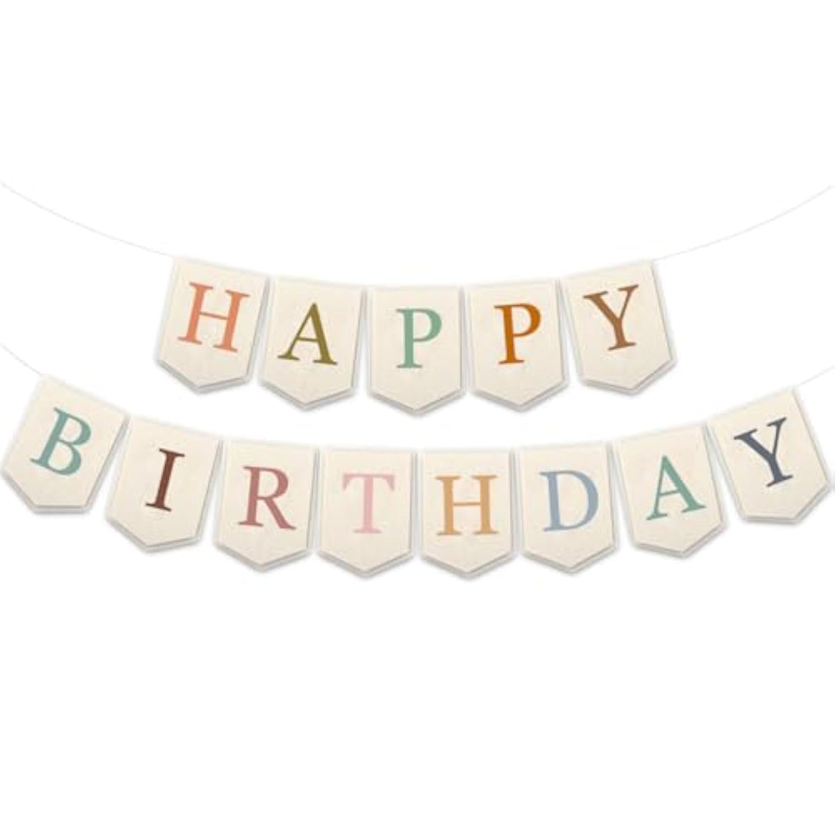 Happy Birthday Felt Banner Boho Happy Birthday Hanging Banner Bohemian Birthday Felt Garland Flag Rainbow Birthday Bunting Garland For Party Baby Shower Home Fireplace Nursery Backdrop Decor